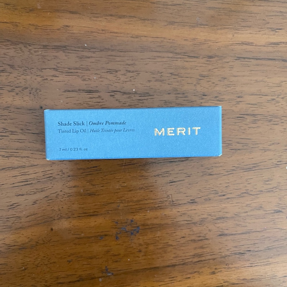 Merit Shade Slick Tinted Lip Oil in Sangria BNIB